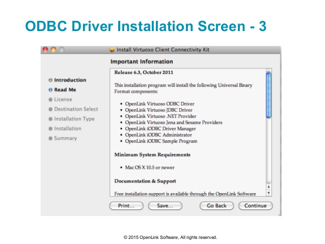 odbc driver manager mac